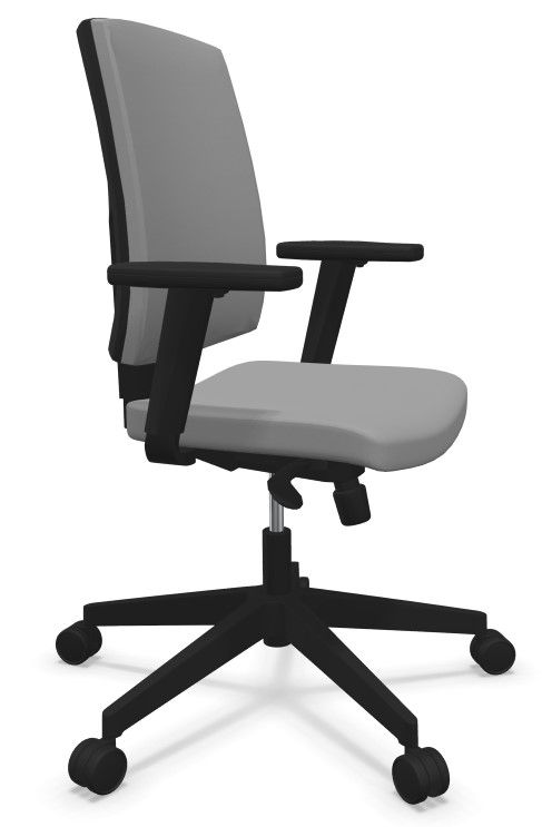 Krzesło biurowe obrotowe RAYA - ergonomiczne z mechanizmem synchronicznym, regulacją wysokości oparcia.
